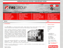 Tablet Screenshot of firegroup.cz